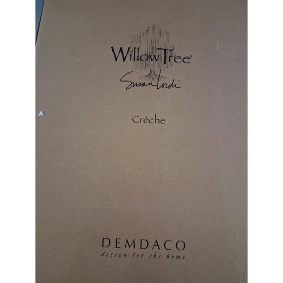 Willow Tree Susan Lordi Crèche Nativity Scene Stable By Demdaco Hand-Painted Woo - Picture 6 of 11